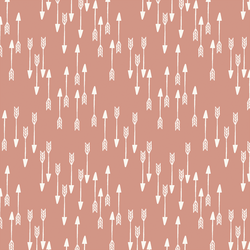 Little Arrows in Dusty Pink