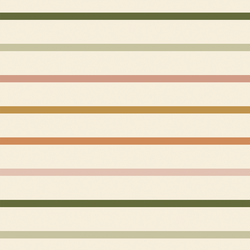 Easter Stripe in Muted Rainbow