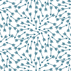 Arrows in Topaz on White