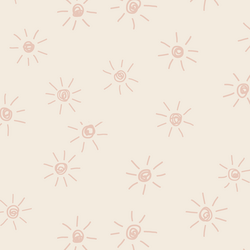 Large Suns in Ballet Pink on Egret