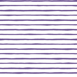 Artisan Stripe in Ultra Violet on White