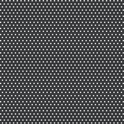 Small Winter Dot in White on Dark Grey