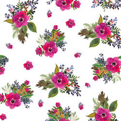 Jungle Floral in White