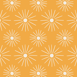 Sunburst in Sunbleached on Sunshine Yellow