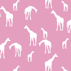 Giraffe Silhouette in Begonia