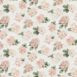 Large Briar Floral in Light Linen