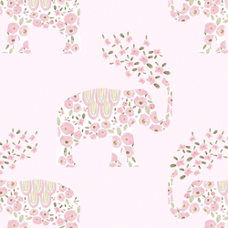 Elephant Parade in Lotus Pink