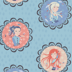 Three Muses in Bluebell