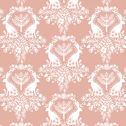 Cottontail Damask in Quartz