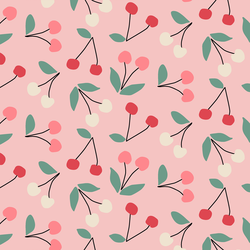 Cherries in Bubblegum Pink