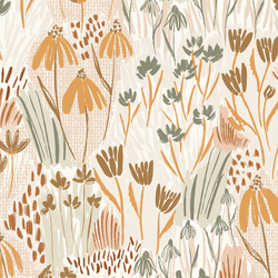 Large Forest Floral in Honey Toast