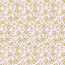 Falling Leaves in Soft Pink