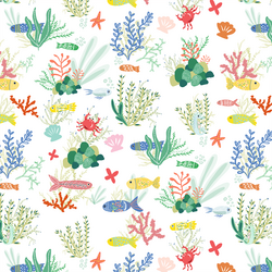 Ocean Floor in White