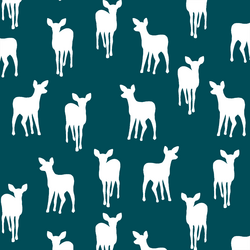 Fawn Silhouette in Juniper