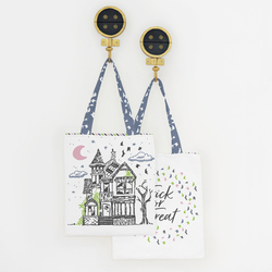 Haunted Tote Panel in Haunted