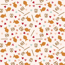 Valentine Snax in Cream