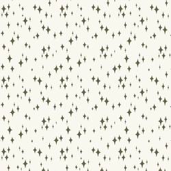 Starry Night in Forest on Cream