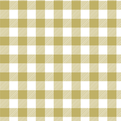 Medium Buffalo Plaid in Brass