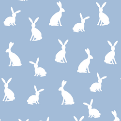Cottontail Silhouette in Water