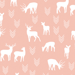Deer Silhouette in Petal