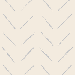Large Chevron in Lunar Gray on Egret