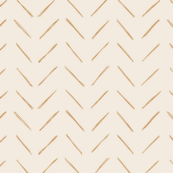 Chevron in Spruce Yellow on Egret
