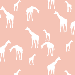 Giraffe Silhouette in Petal