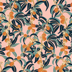 Peach Blossoms in Warm Pink