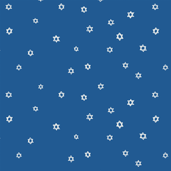 Star of David in Sapphire