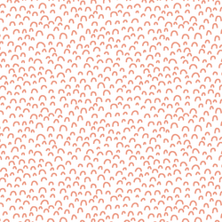 Doodle in Grapefruit on White