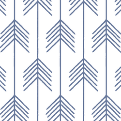 Vanes in Azurite on White