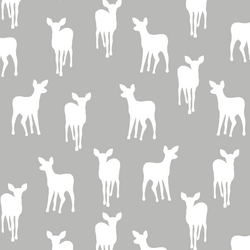 Fawn Silhouette in Pebble