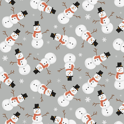 Snowmen in Gray