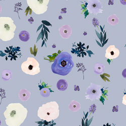 Drifting Blooms in Lilac