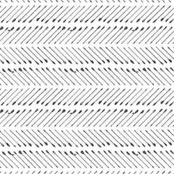 Chevron Arrows in Deep Ash on White