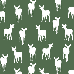 Fawn Silhouette in Kale