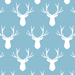 Stag Silhouette in Breeze