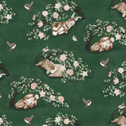 Briar Bunny in Arbor Green