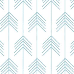 Vanes in Powder Blue on White