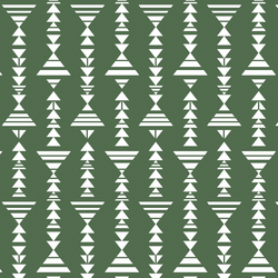 Little Tribal Stripe in Kale