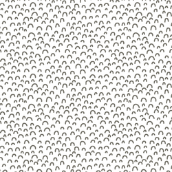 Doodle in Greige on White