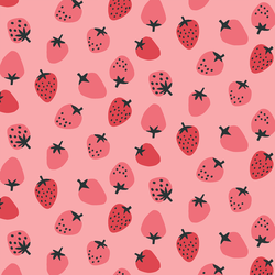 Strawberries in Pink Frosting
