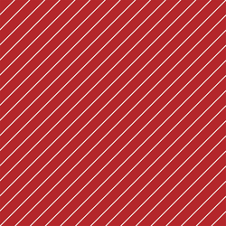 Tinsel Stripe in Christmas Red