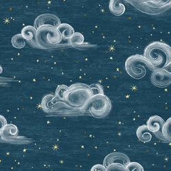 Starry Clouds in Deep Ocean