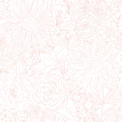 Paperie in Light Rose on White