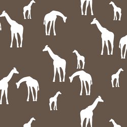 Giraffe Silhouette in Timber