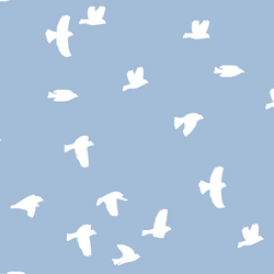 Flock Silhouette in Water