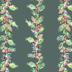 Pine Garland in Dark Spruce