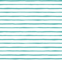 Artisan Stripe in Seafoam on White