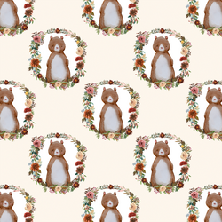 Small Woodland Bear in Soft Ivory